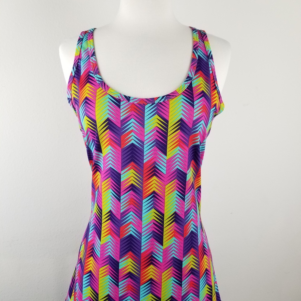 Fabletics Abstract - Multi Color Active Tank Top - Picture 2 of 5